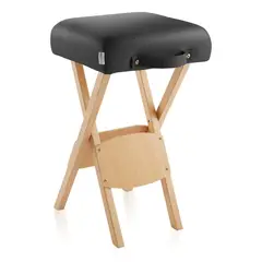 MAXCARE - Piso Taburete De Madera Portatil