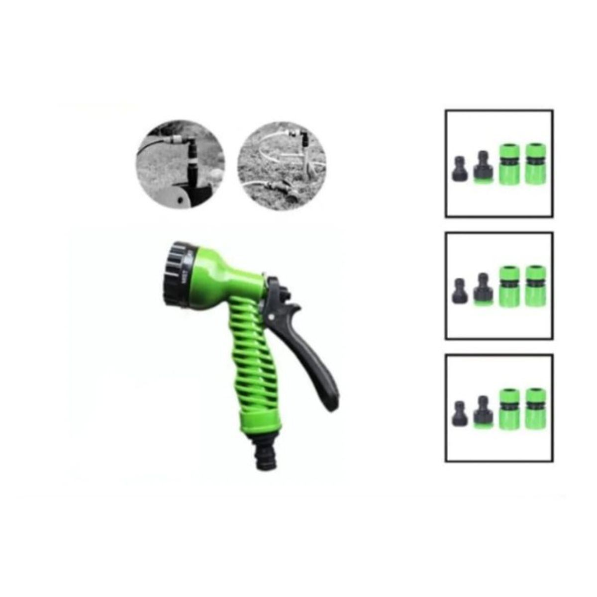 GENERICO - Pistola Pulverizadora De 6 Funciones Para Manguera Jardin