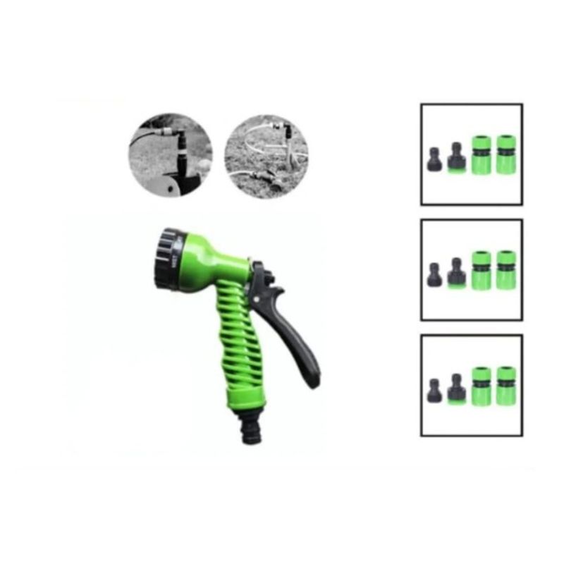 GENERICO - Pistola Pulverizadora De 6 Funciones Para Manguera Jardin