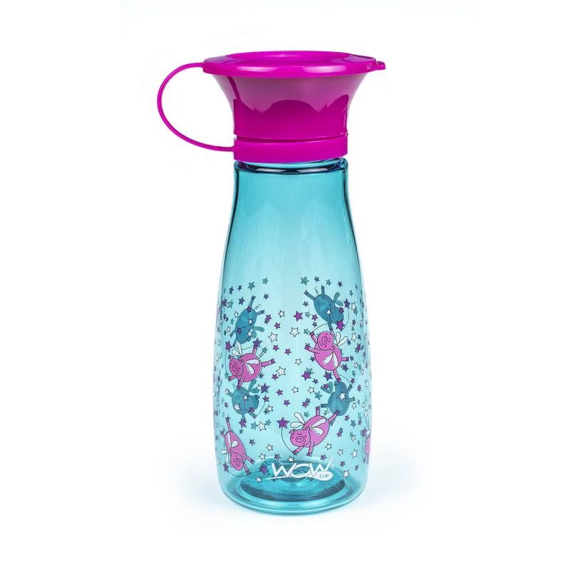 WOW CUP - Vaso Antiderrame 360 Wow Cup Mini Celeste Pig