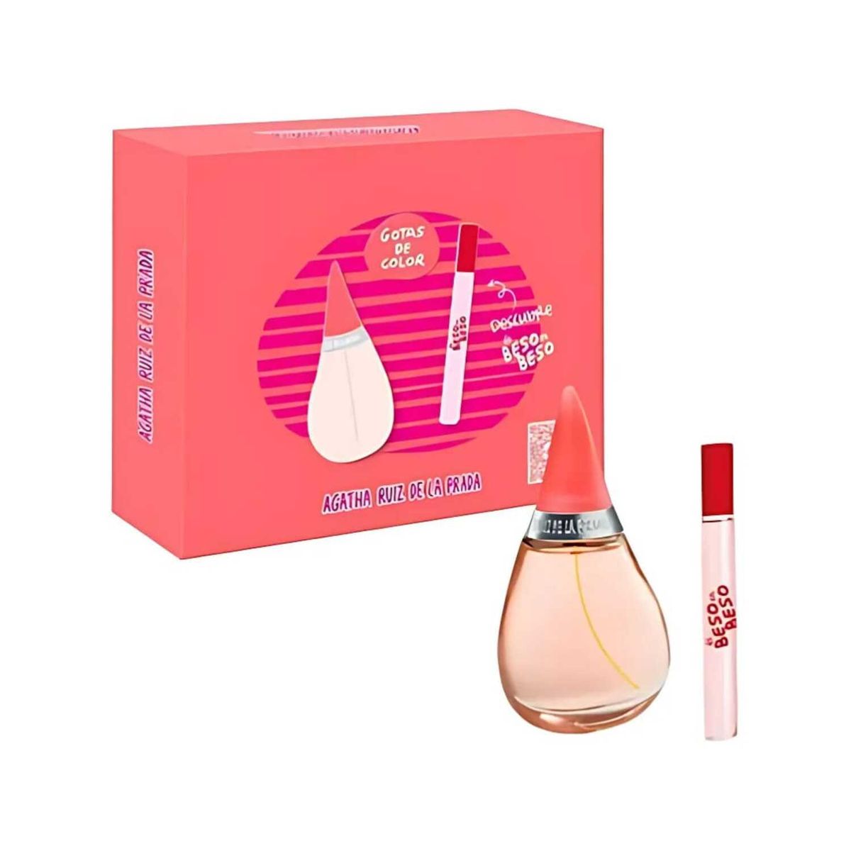 AGATHA RUIZ DE LA PRADA - AGATHA RUIZ DE LA PRADA GOTAS DE COLOR EDT 100ML+ BESO EDT 10ML