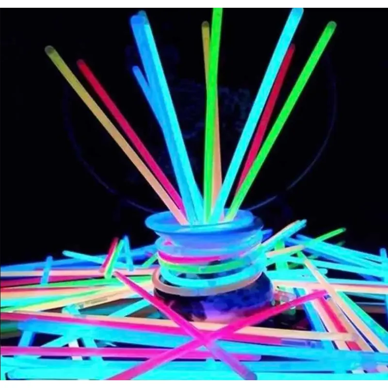 GENERICO - Pack 100 Pulseras Fluor Neon