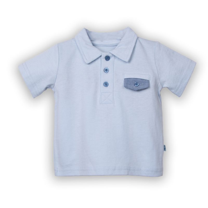 PILLIN - Polera  Niño Celeste Pillin PVC601-25CEL3M - Celeste