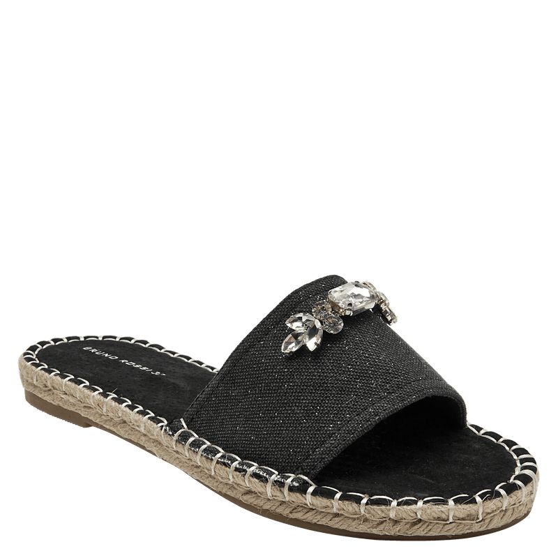 BRUNO ROSSI - Alpargata Mujer Casual Negro Bruno Rossi