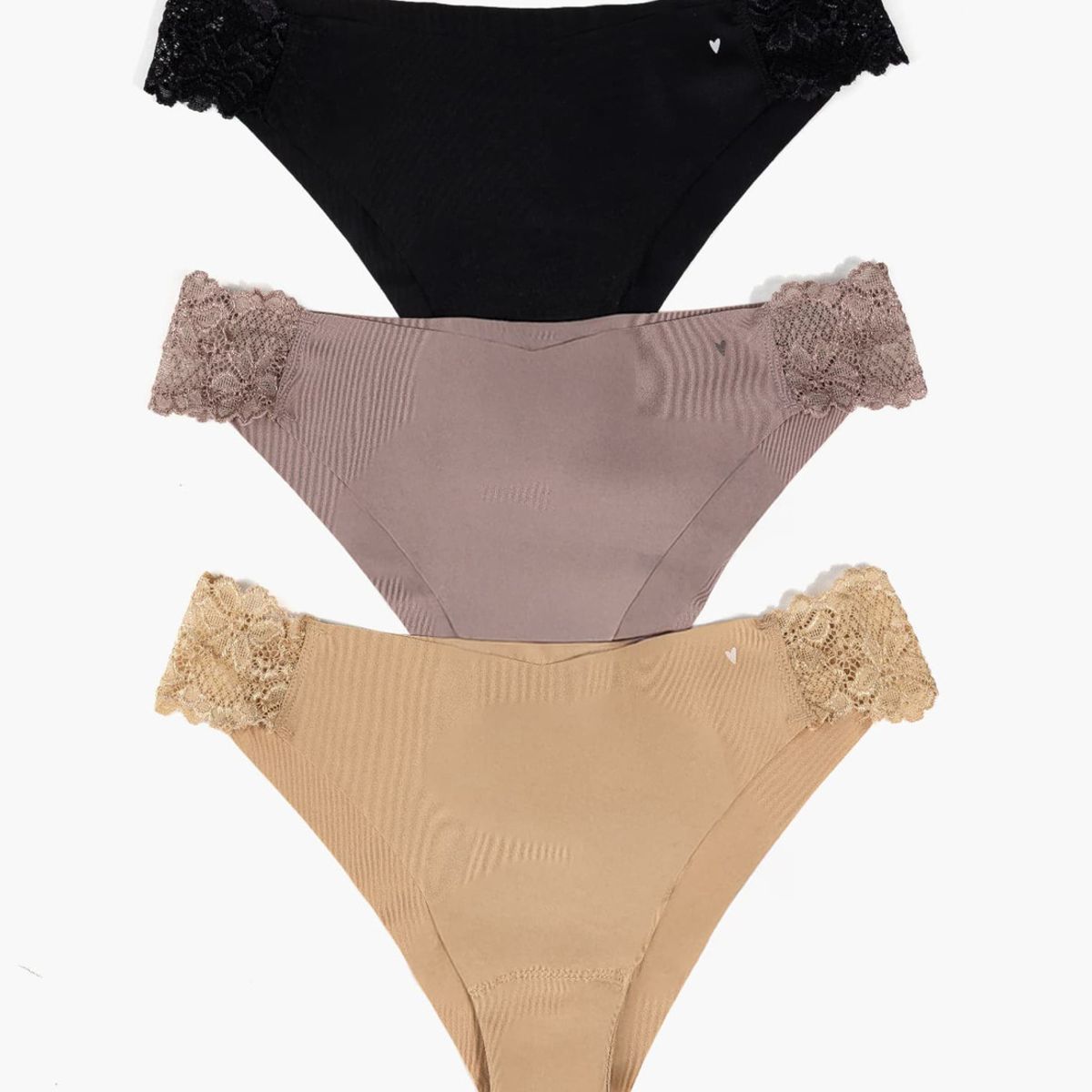 LOUNGE - Set 3 Calzones Detalle Corazón Dreamy LOUNGE