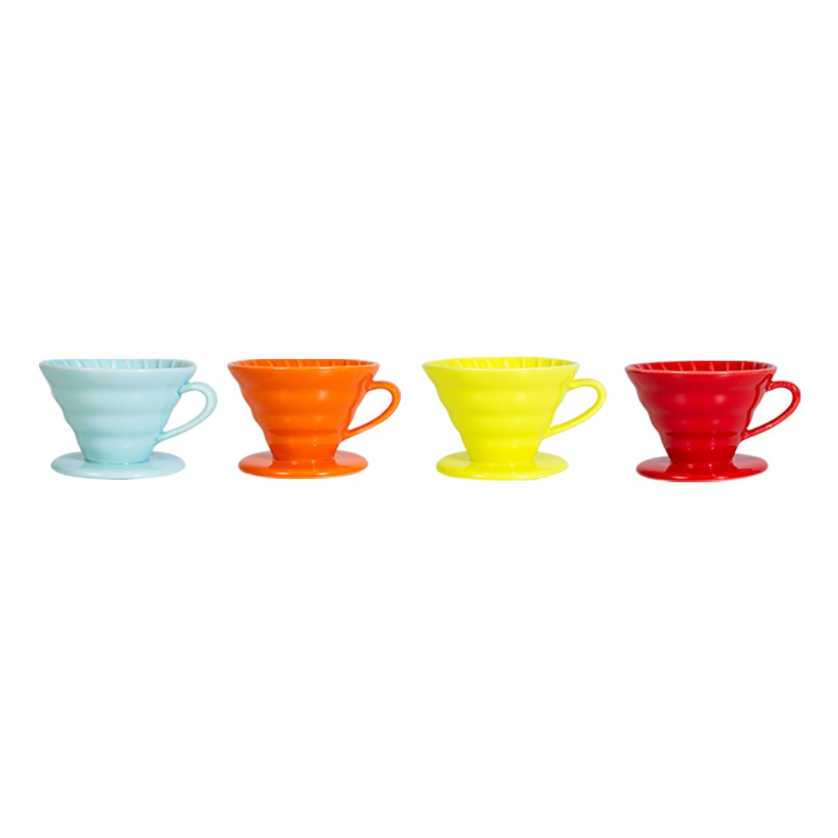 IMPOPLANET - DRIPPER CAFETERA V60 DISEÑO TAZA CÉRAMICA NEGRO