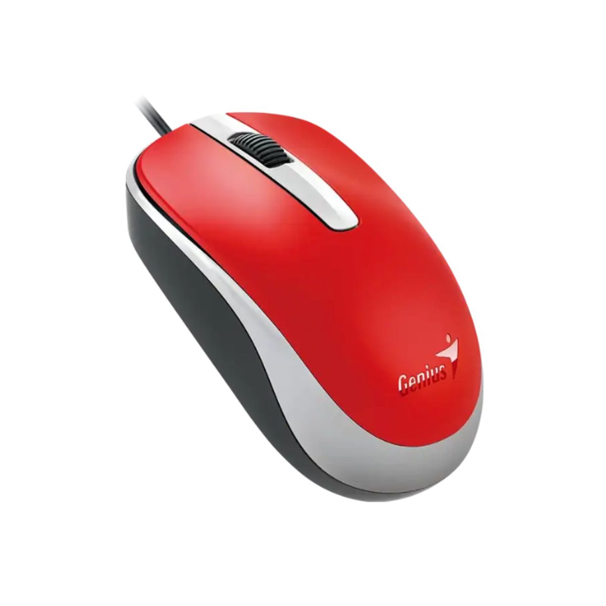GENIUS - CLASICO MOUSE OPTICO GENIUS DX-120 USB-A ROJO