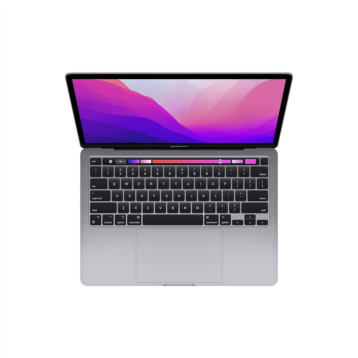 APPLE - Apple MacBook Pro 2022 M2: Pantalla Retina de 13", 8GB RAM, 256GB SSD - Gris (Reacondicionado)