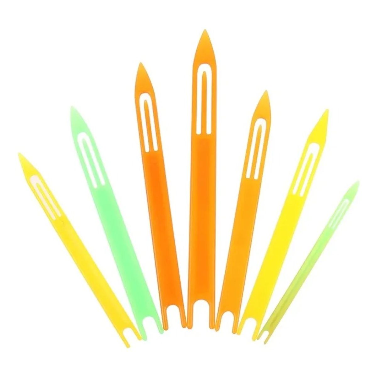 GENERICO - Pack X10 Agujas Tejer Reparación Malla Red De Pesca