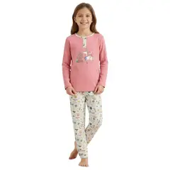 LOOK SHOP - Pijama Niña Verano. Manga Larga. Diseños. Talla 6 A 14 404