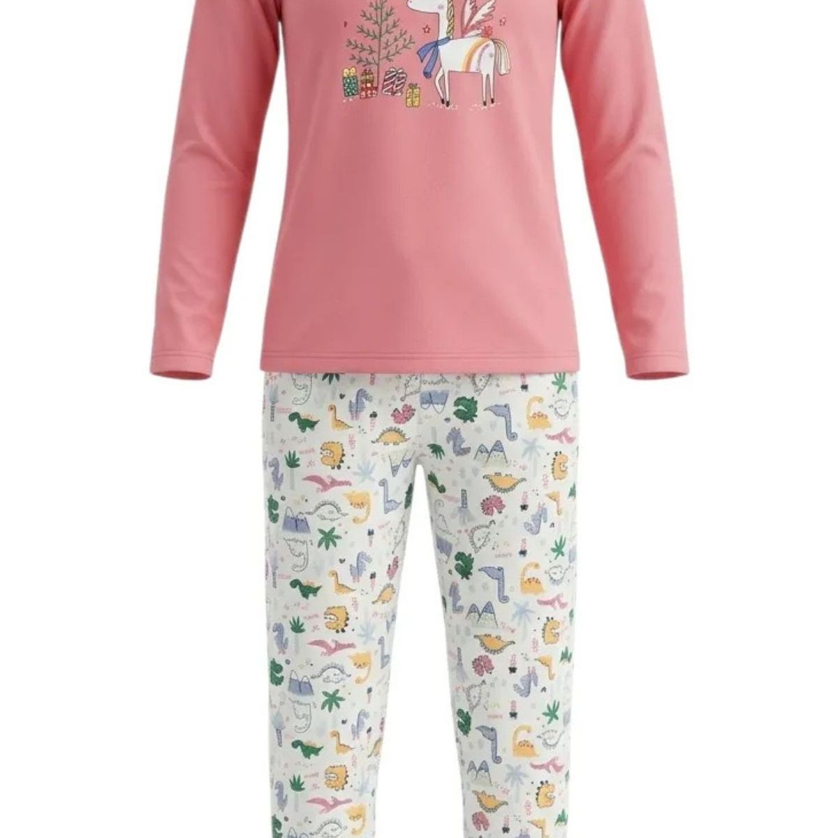 LOOK SHOP - Pijama Niña Verano. Manga Larga. Diseños. Talla 6 A 14 404