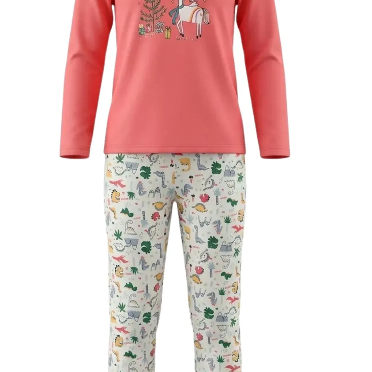 LOOK SHOP - Pijama Niña Verano. Manga Larga. Diseños. Talla 6 A 14 404