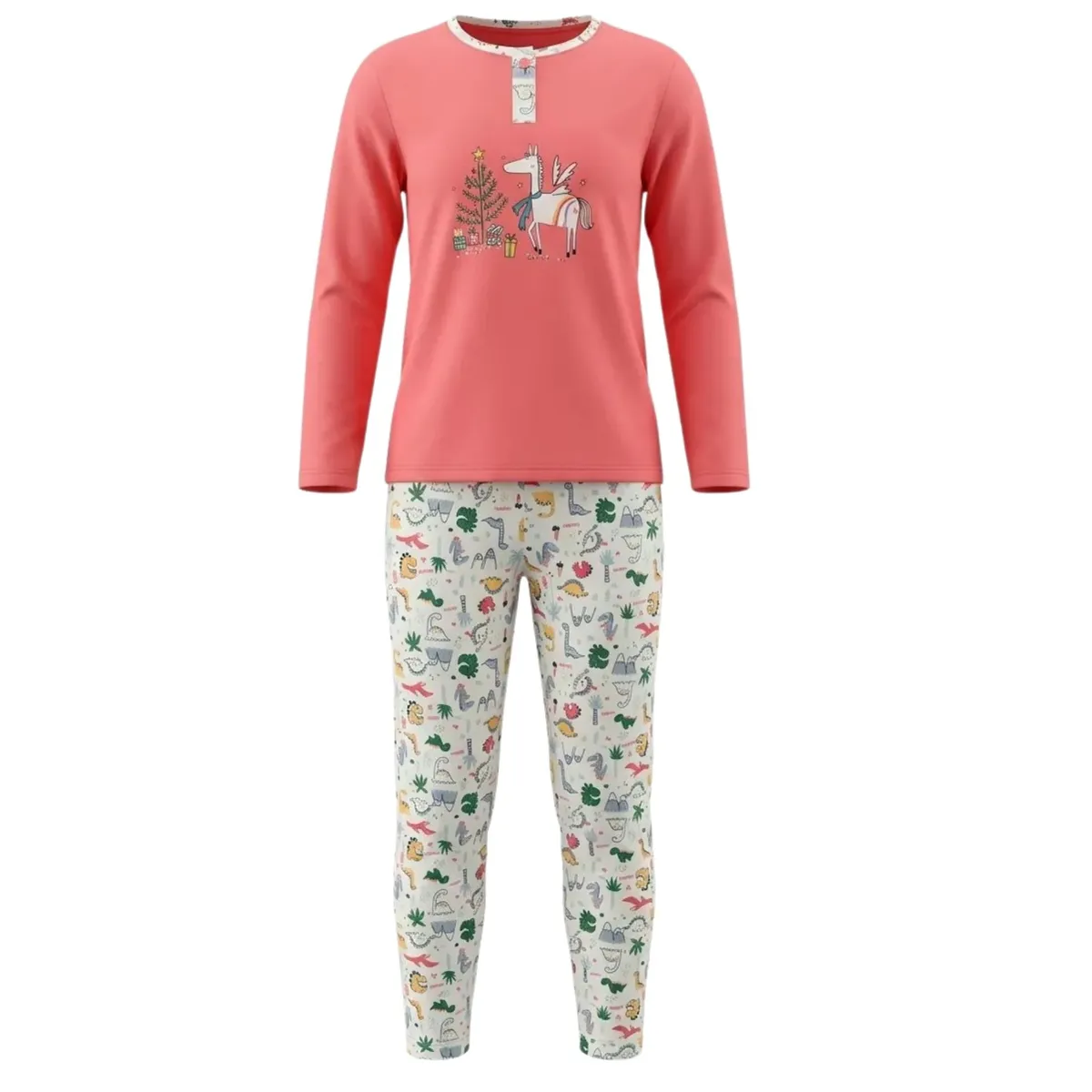LOOK SHOP - Pijama Niña Verano. Manga Larga. Diseños. Talla 6 A 14 404