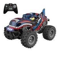 Auto Gran Dinosaurio Control Remoto 2,4 Ghz 1:14, Luces Azul