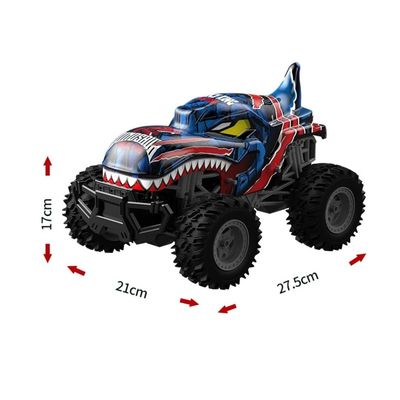 Imagen 2 del producto Auto Gran Dinosaurio Control Remoto 2,4 Ghz 1:14, Luces Azul