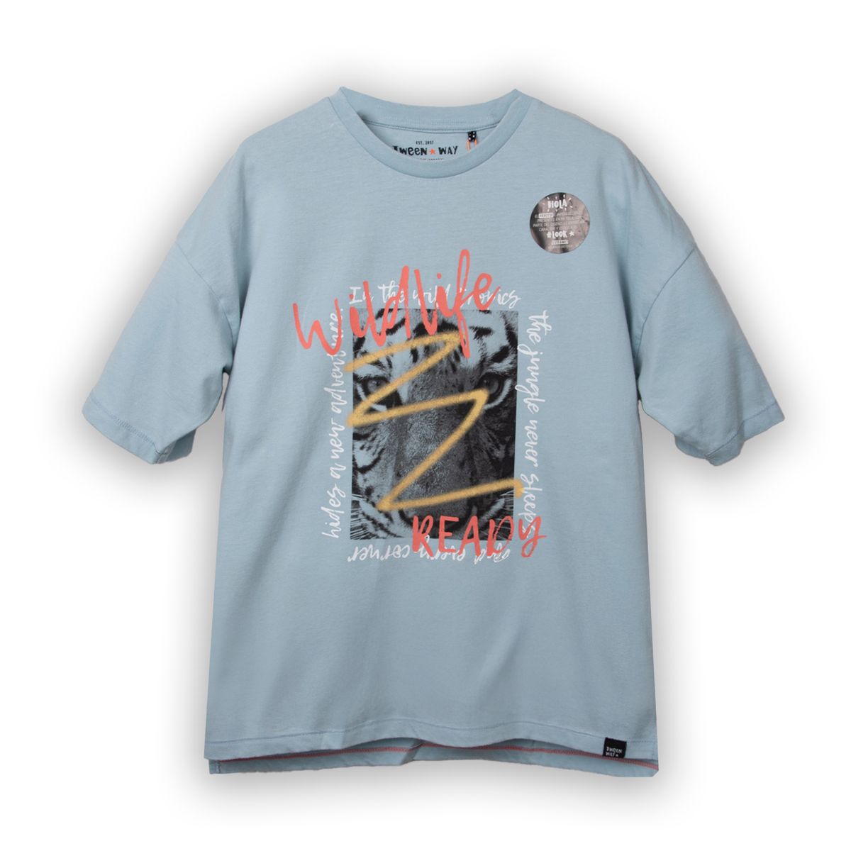 PILLIN - Polera Niño Celeste Pillin (TVC611-25CEL6)