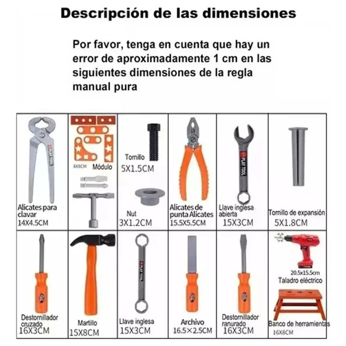 GENERICO - Juego De Herramientas De Juguete Para Niños 41 Uds