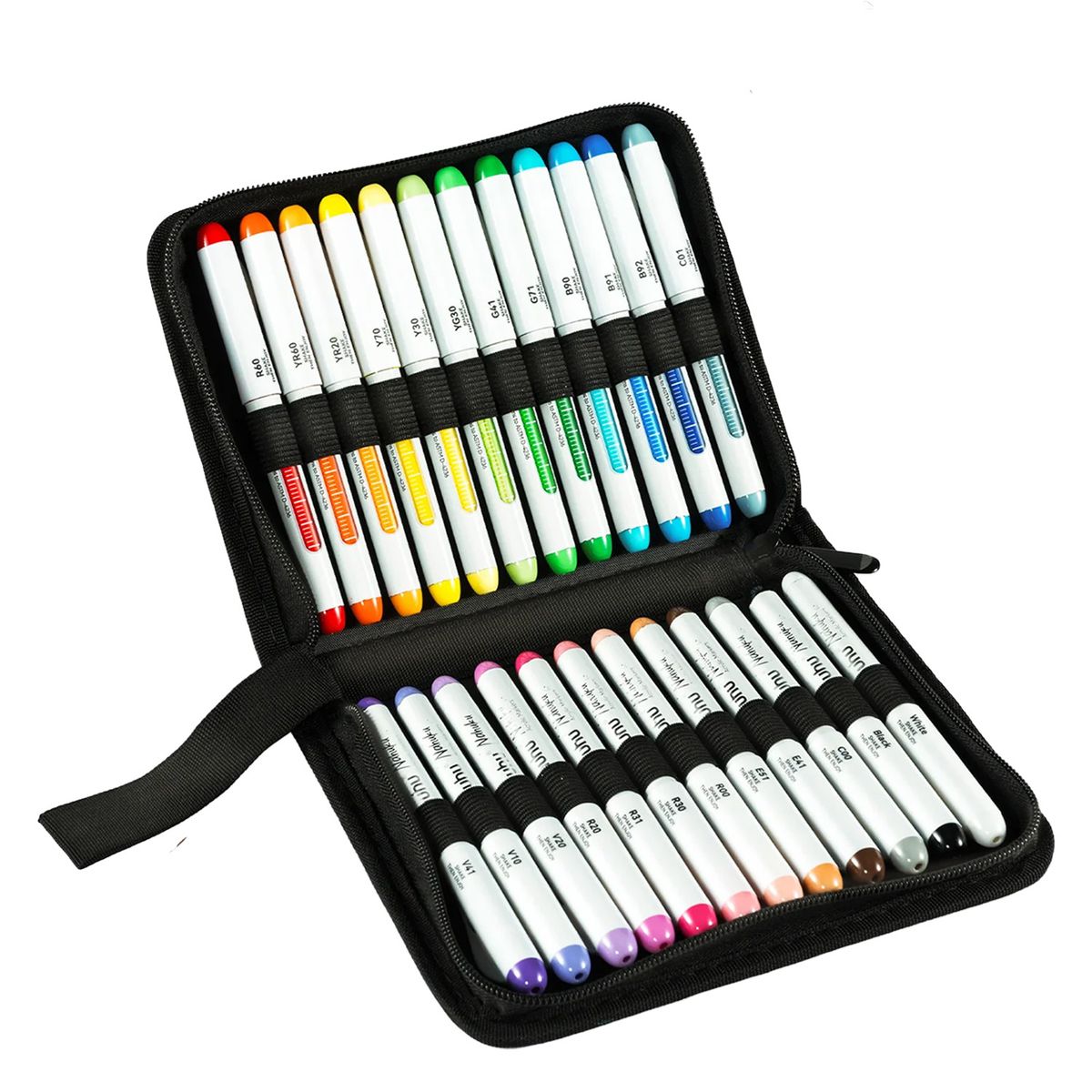 OHUHU - Ohuhu 24 Marcadores Acrílicos punta pincel