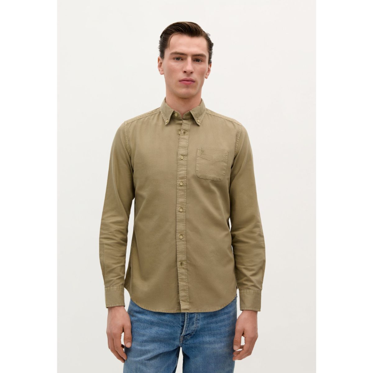 SCALPERS - CAMISA CALAVERA CUELLO BOTONES