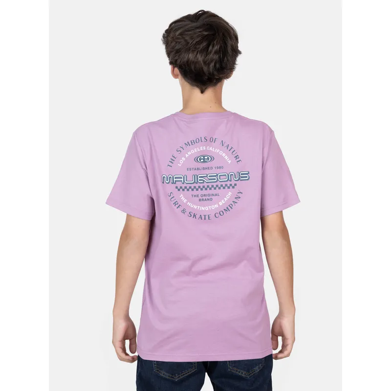 MAUI AND SONS - Polera MC OrillaBeat Burdeo Infantil Maui And Sons - Burdeos