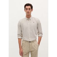 CAMISA RAYAS CUELLO BOTONES