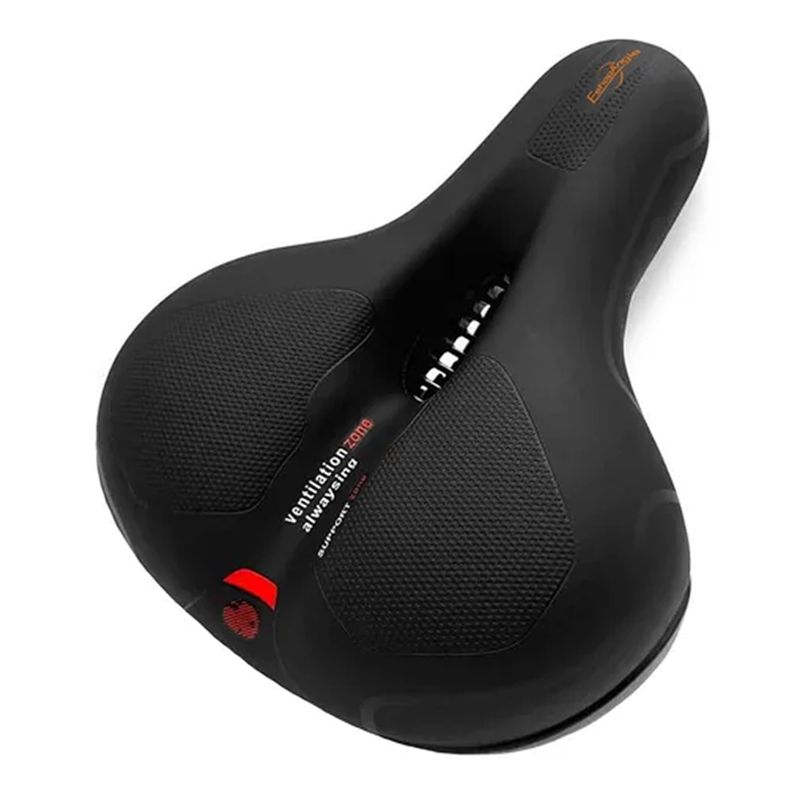 ESHOPANGIE - Sillin Bicicleta Antiprostático Cómodo Amplio Reflectante