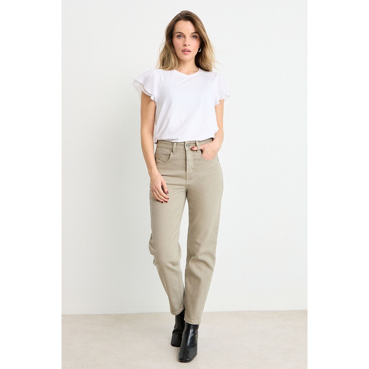ASH - Jeans Mujer Beige Ash