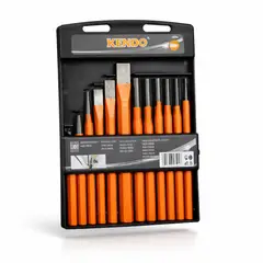 KENDO - Juego De Puntos, Cinceles Y Botadores 12 Piezas 26544