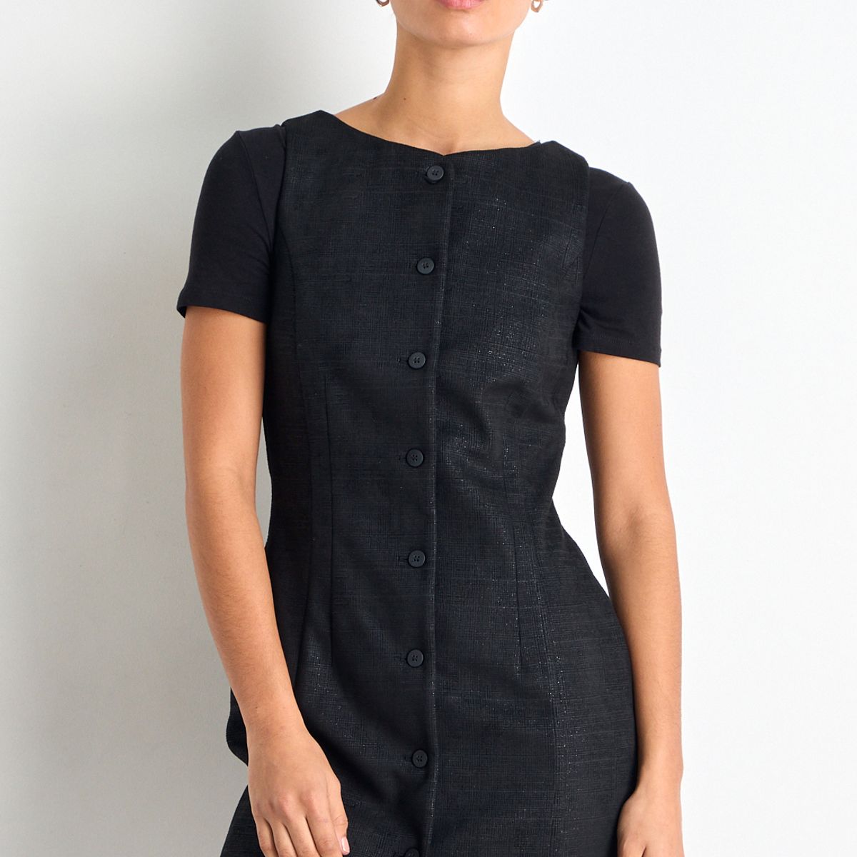 IO - Vestido Corto Mujer Negro Io