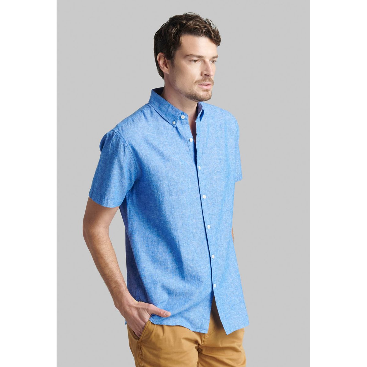 FEROUCH - Camisa Sport Atlanta Azul Ferouch