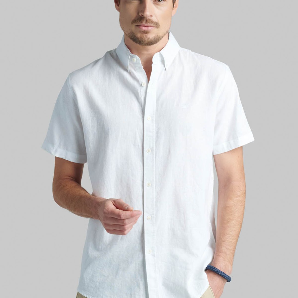 FEROUCH - Camisa Sport Atlanta Blanco Ferouch