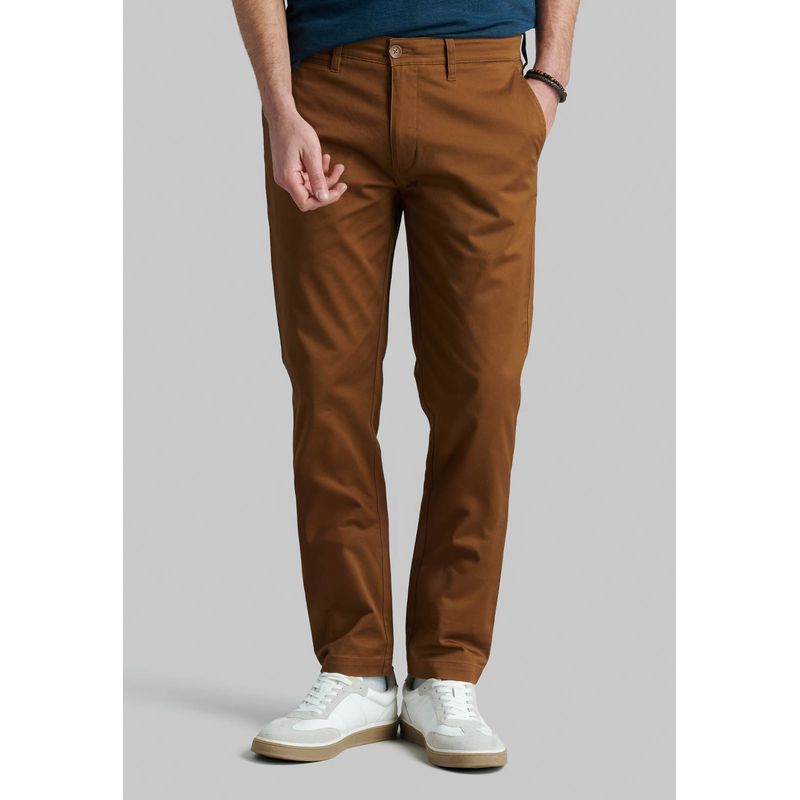 FEROUCH - Pantalón Twill Slim /31 Business Café Ferouch