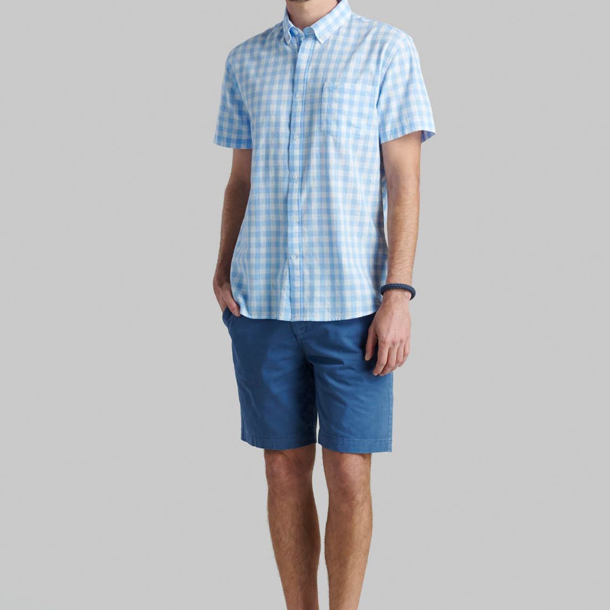 FEROUCH - Camisa Arlington Celeste Ferouch