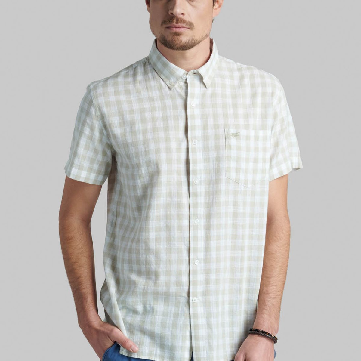FEROUCH - Camisa Arlington Beige Ferouch