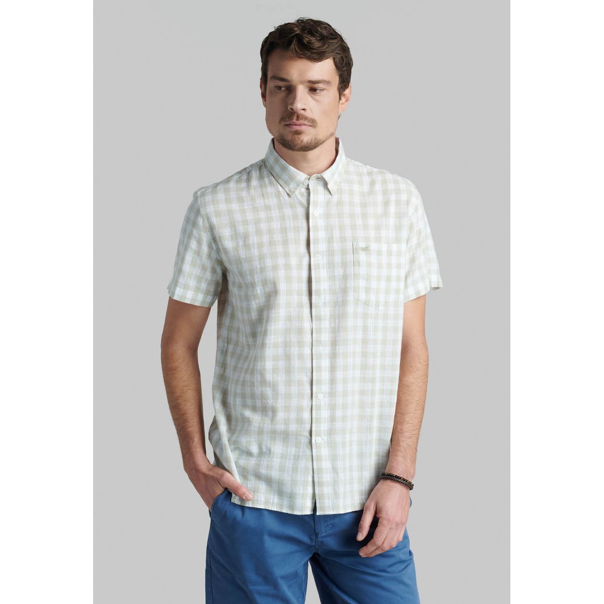 FEROUCH - Camisa Arlington Beige Ferouch