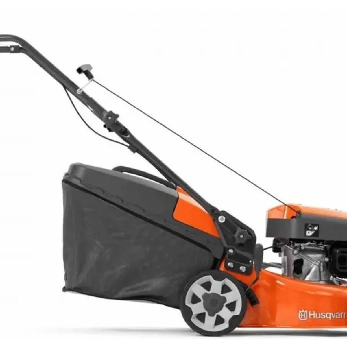 HUSQVARNA - Cortadora de césped Husqvarna LC140p de gasolina con colector naranja