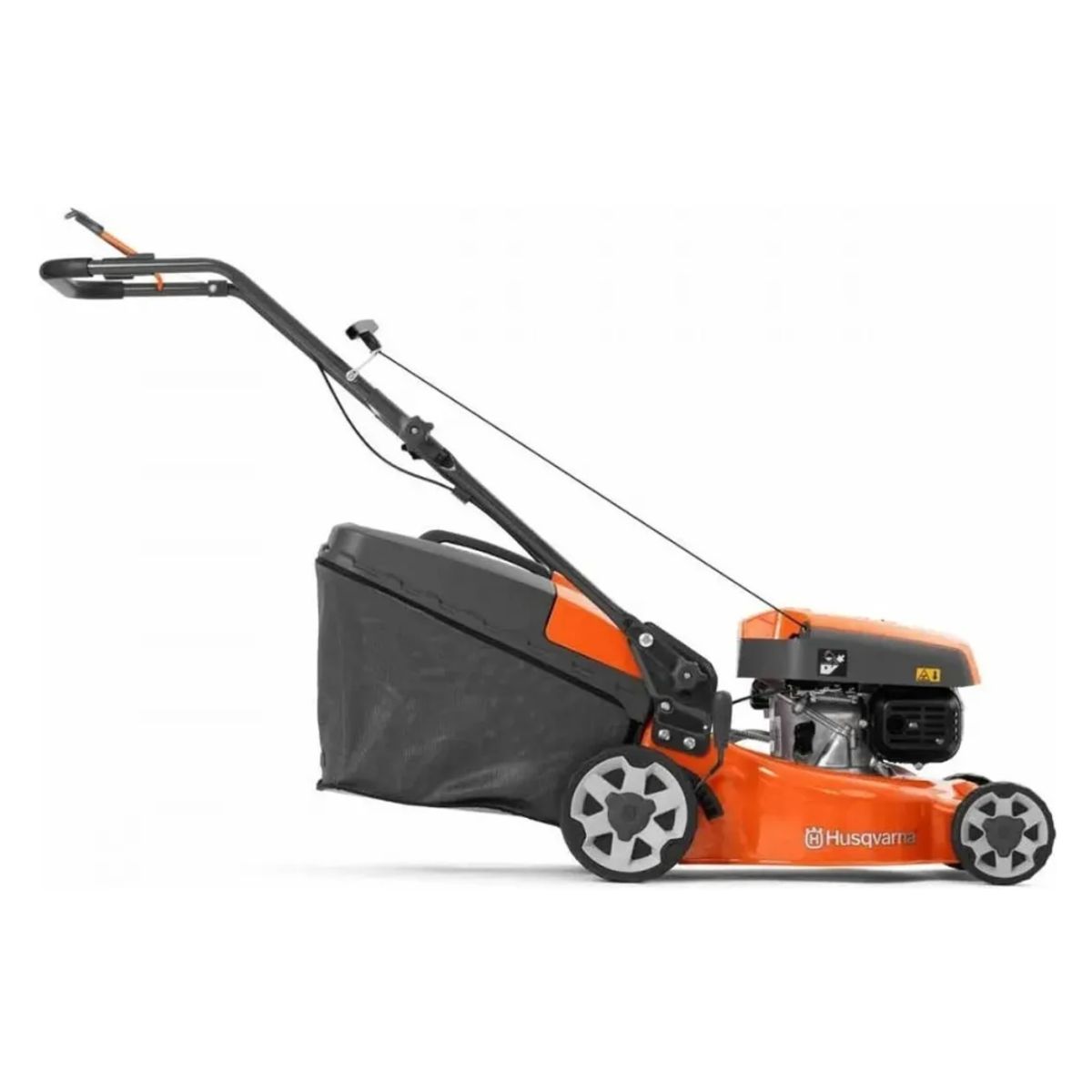 HUSQVARNA - Cortadora de césped Husqvarna LC140p de gasolina con colector naranja