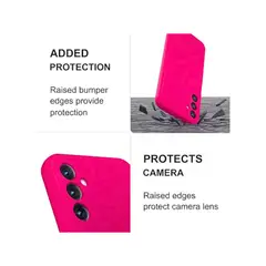 GENERICO - Carcasa Silicona Color Para Samsung A25 - Fucsia