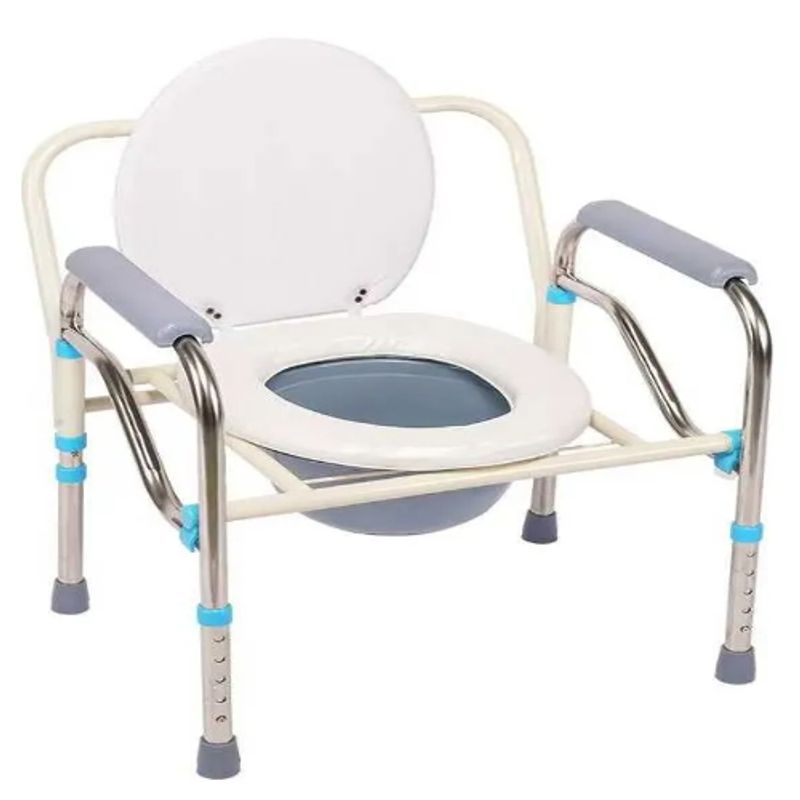 GENERICO - Baño Inodoro Wc Portátil Plegable Silla Ducha Color Blanco