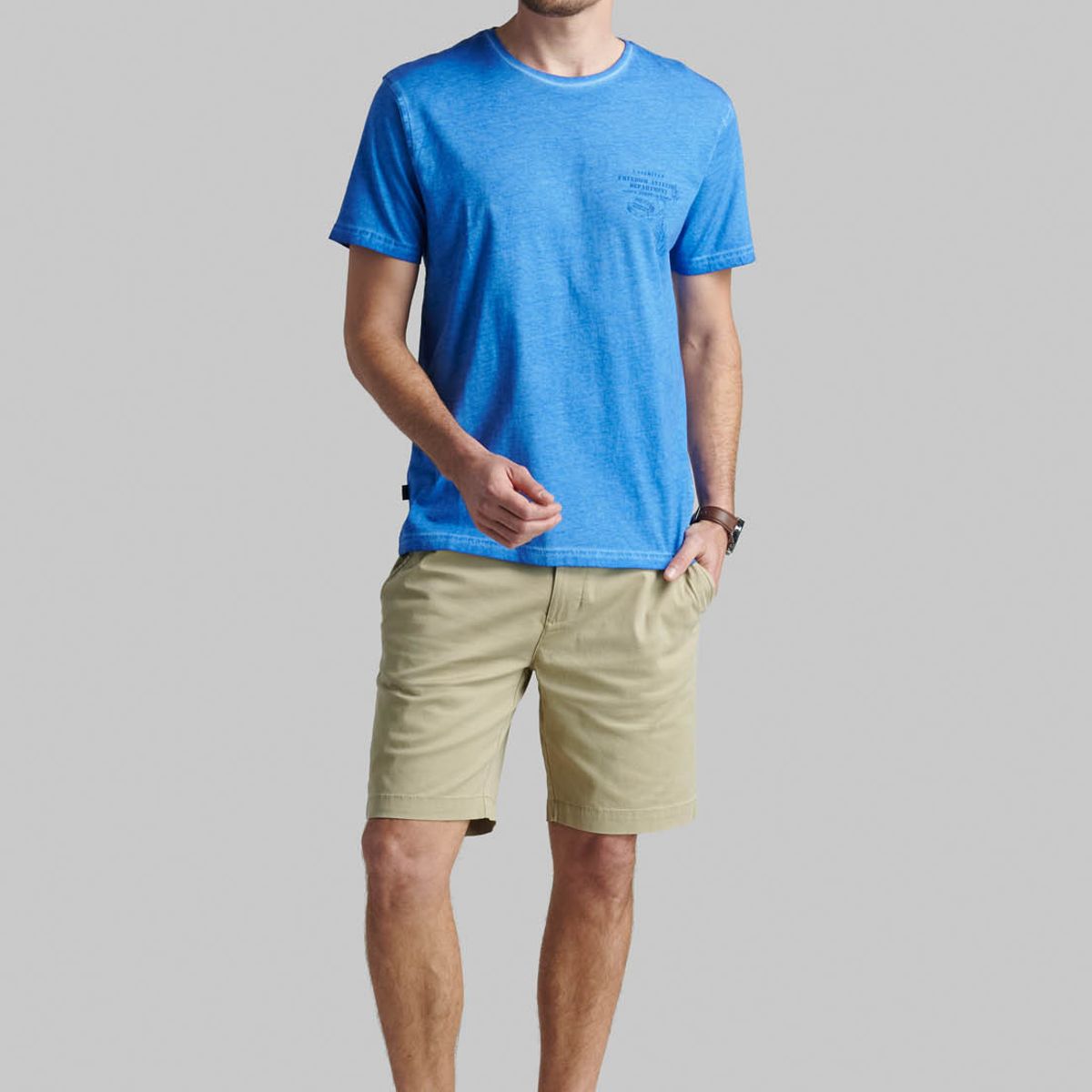 FEROUCH - Polera New York Celeste Ferouch