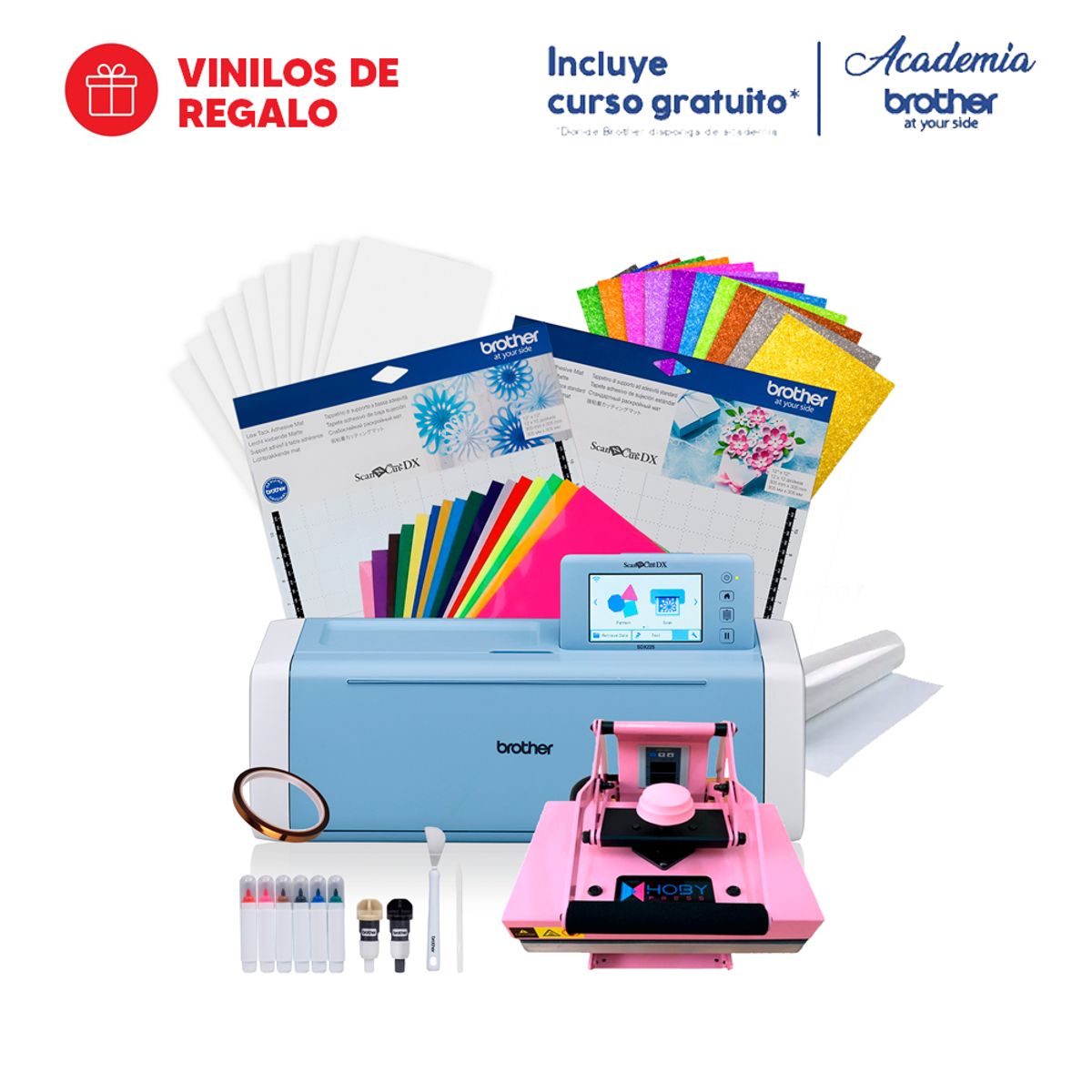 BROTHER - PLOTTER BROTHER 225 + ESTAMPADORA + REGALOS