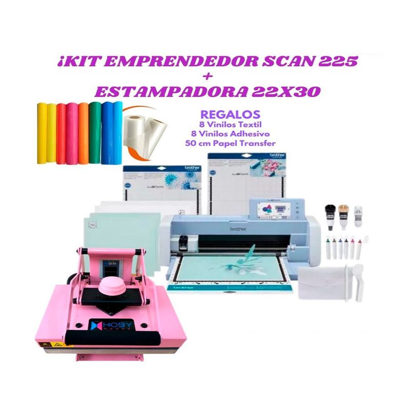 BROTHER - PLOTTER BROTHER 225 + ESTAMPADORA + REGALOS