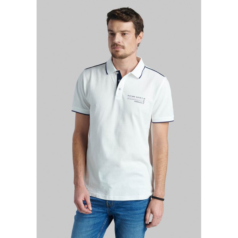 FEROUCH - Polera Hawai Fr Blanco Ferouch