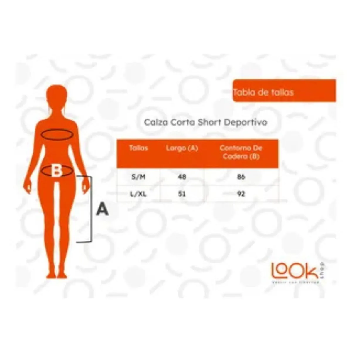 LOOK SHOP - Calza Corta. Short Deportivo Lycra Premium 013