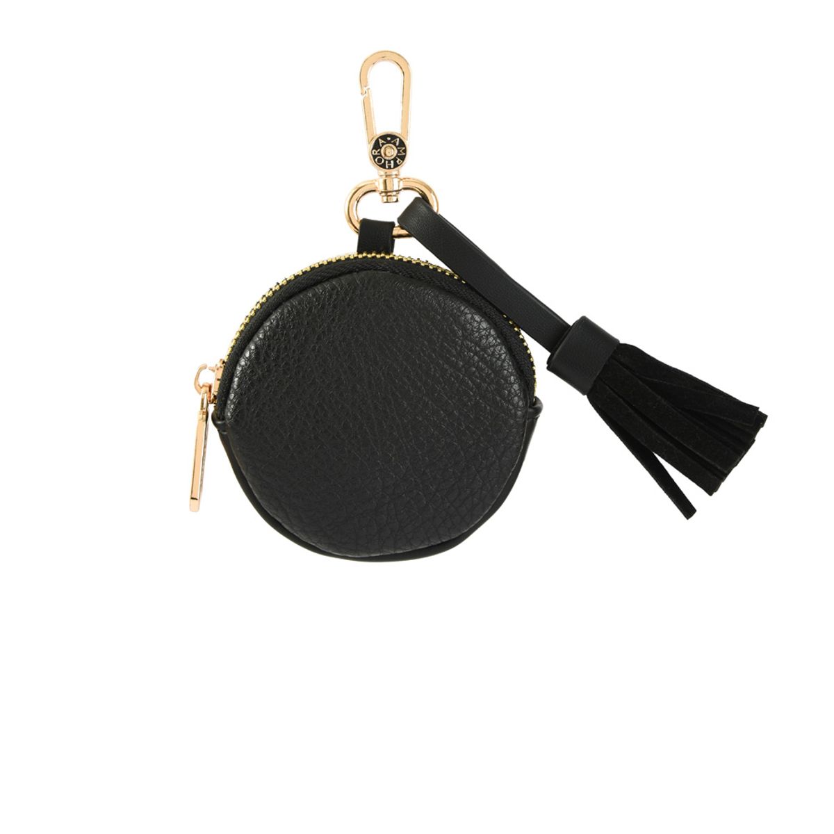 AMPHORA - Hanging monedero fenix negro