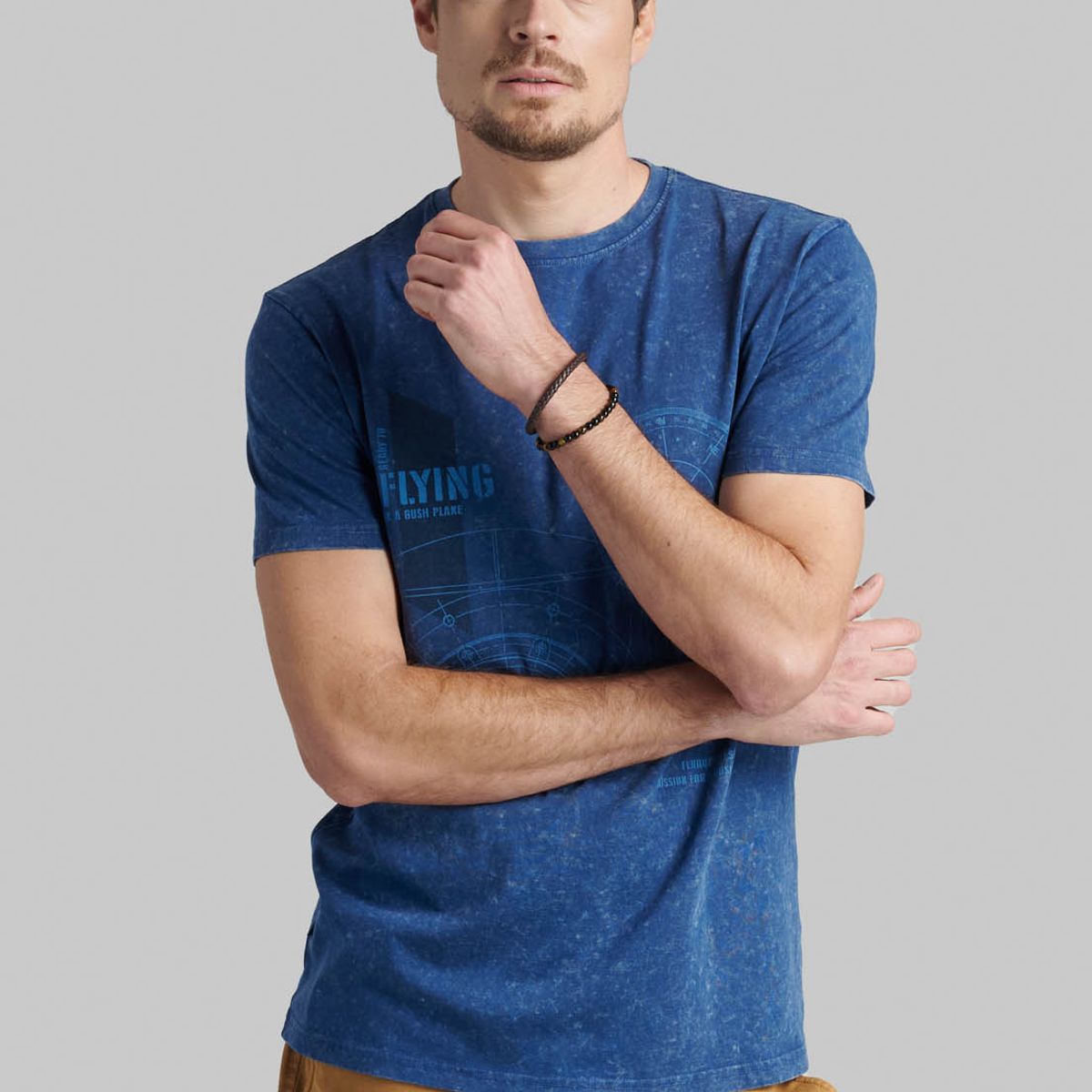 FEROUCH - Polera Idaho Azul Ferouch