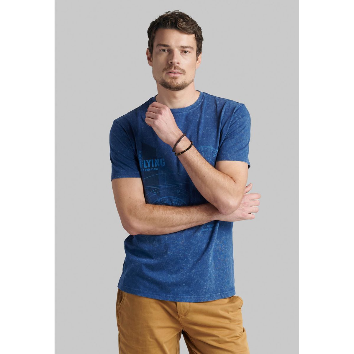 FEROUCH - Polera Idaho Azul Ferouch