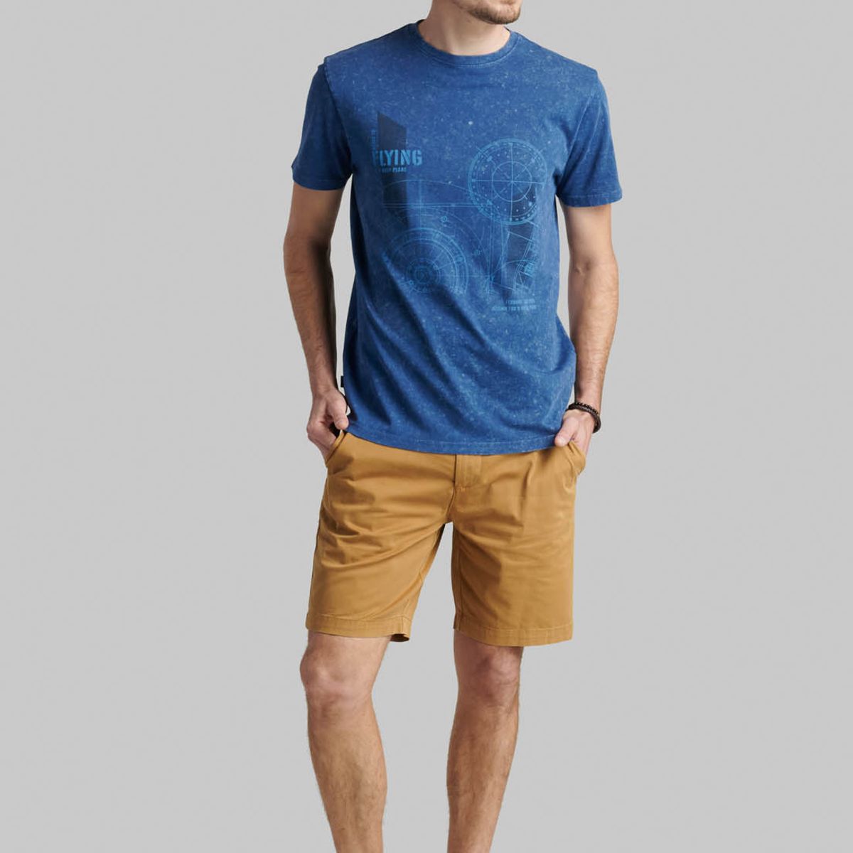 FEROUCH - Polera Idaho Azul Ferouch