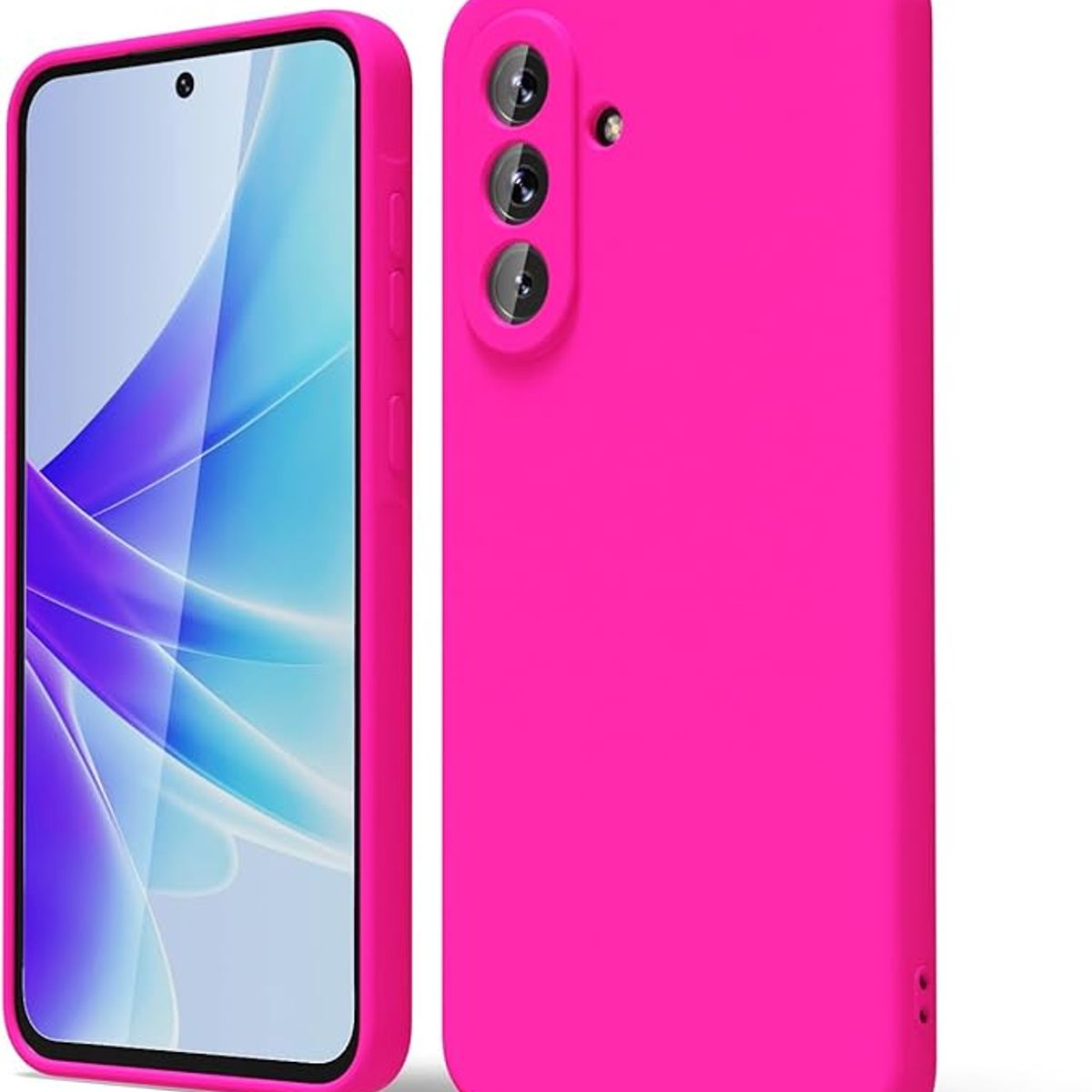 GENERICO - Carcasa Silicona Color Para Samsung A56 - Fucsia