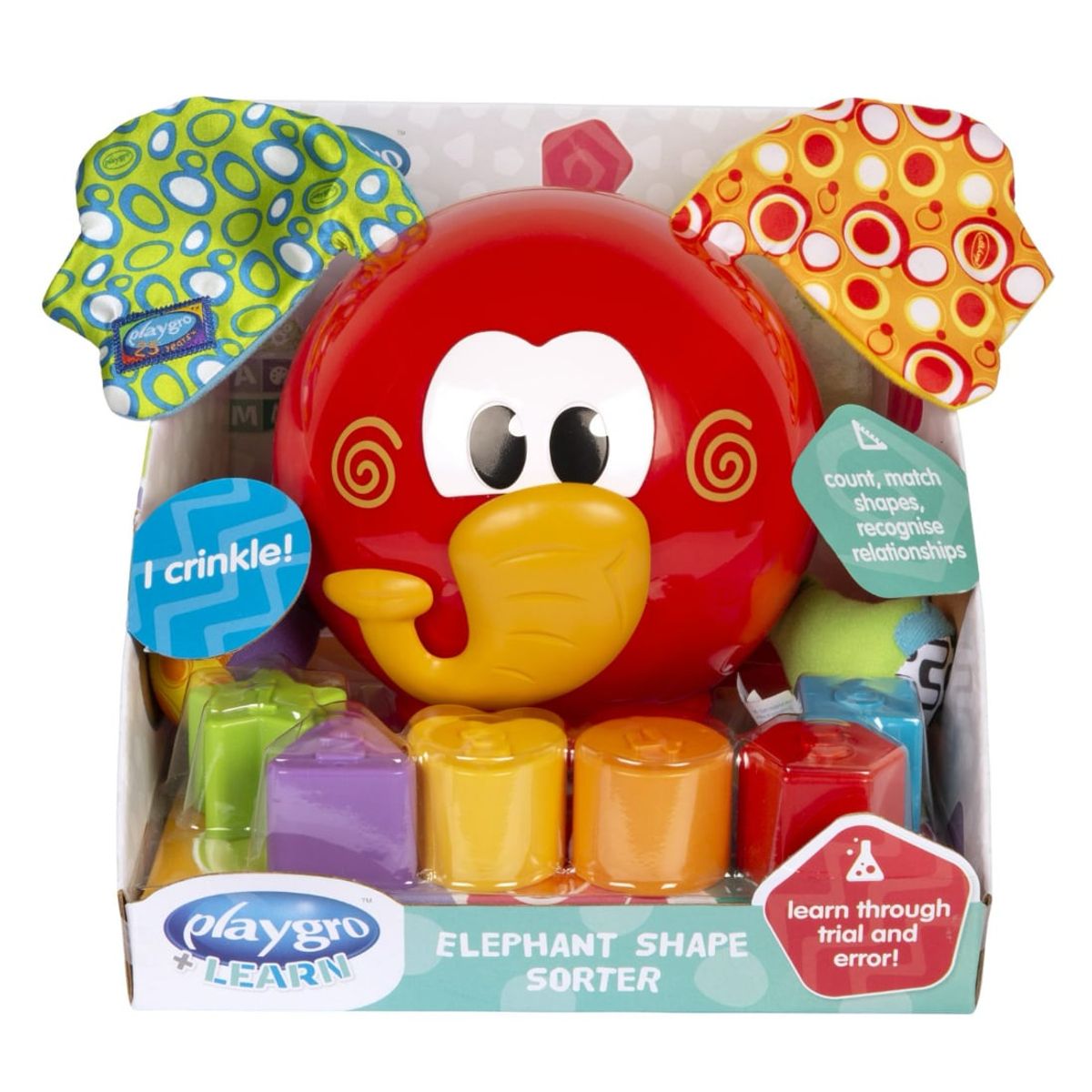 PLAYGRO - Elefante Playgro Clasifica Y Aprende